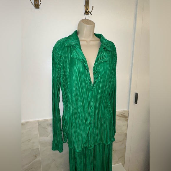 Y2k 90s Inspired 2 Pcs Pleated Set - Picture 12 of 13